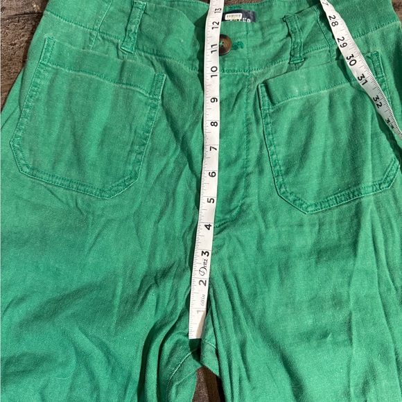 Anthropologie Maeve The Colette Linen Blend‎ Cropped Wide Leg Pants- 29 - Picture 6 of 11